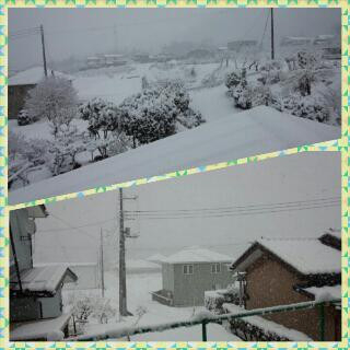 季節はずれの大雪