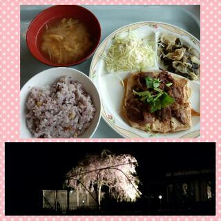 夜桜
