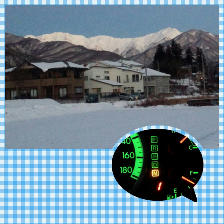 今朝の風景